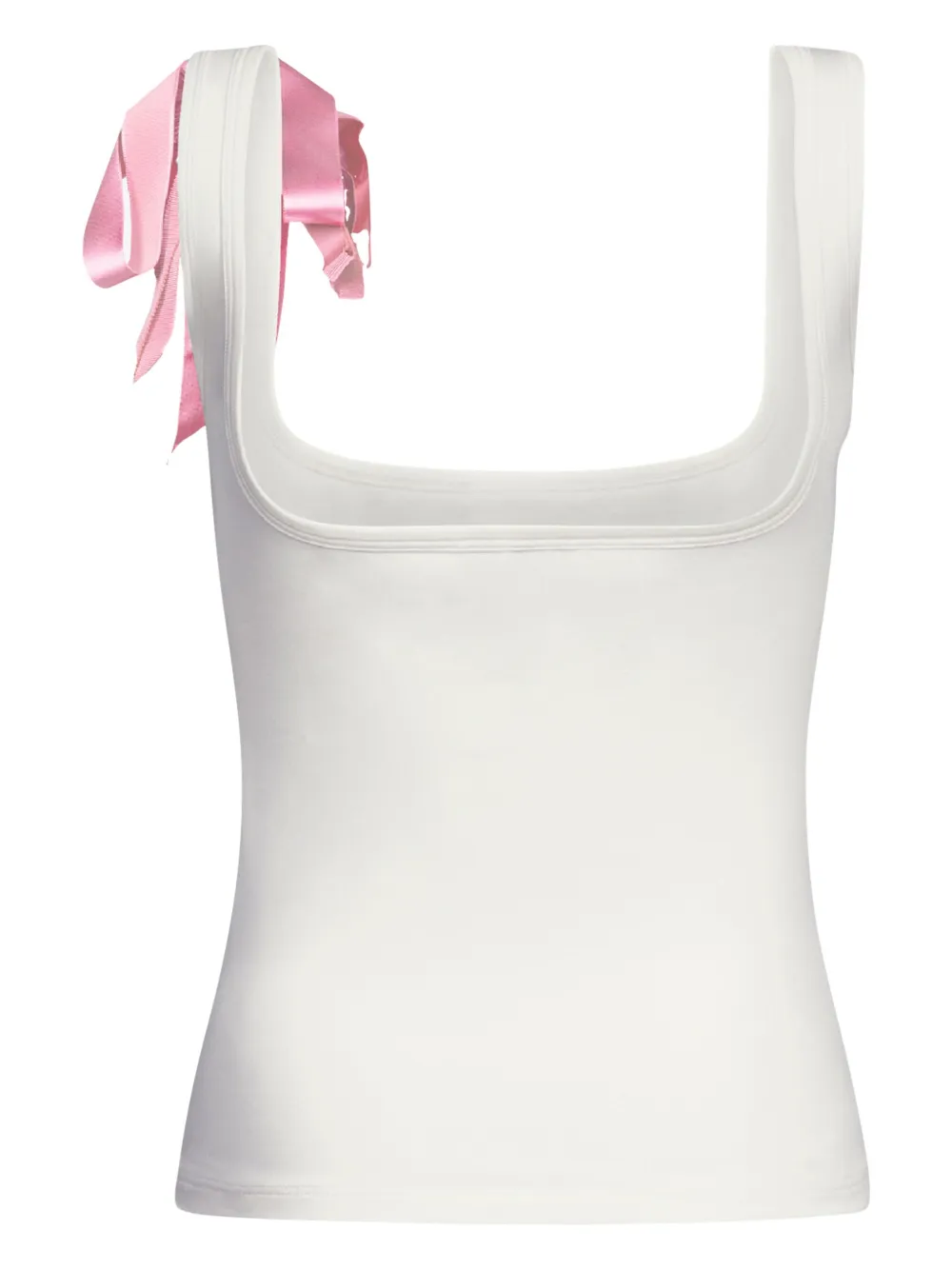 Shop Area Crystal-embellished Tank Top In 白色
