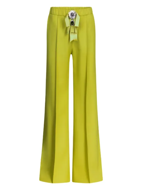 AREA crystal-embellished trousers