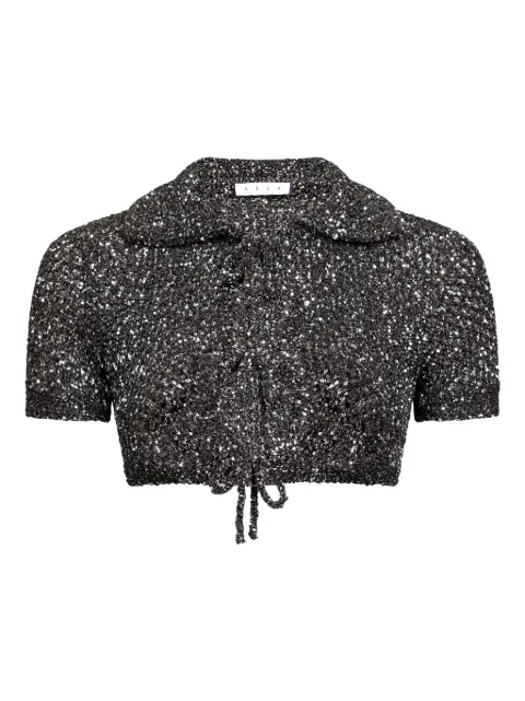 AREA sequin-embellished cardigan
