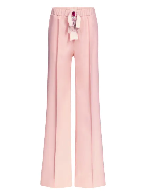 AREA crystal-embellished trousers