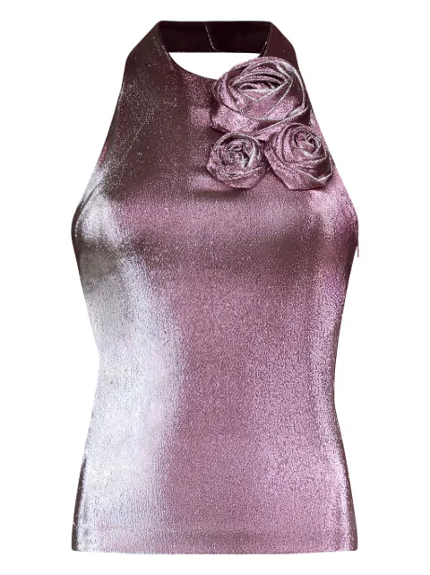AREA halterneck top