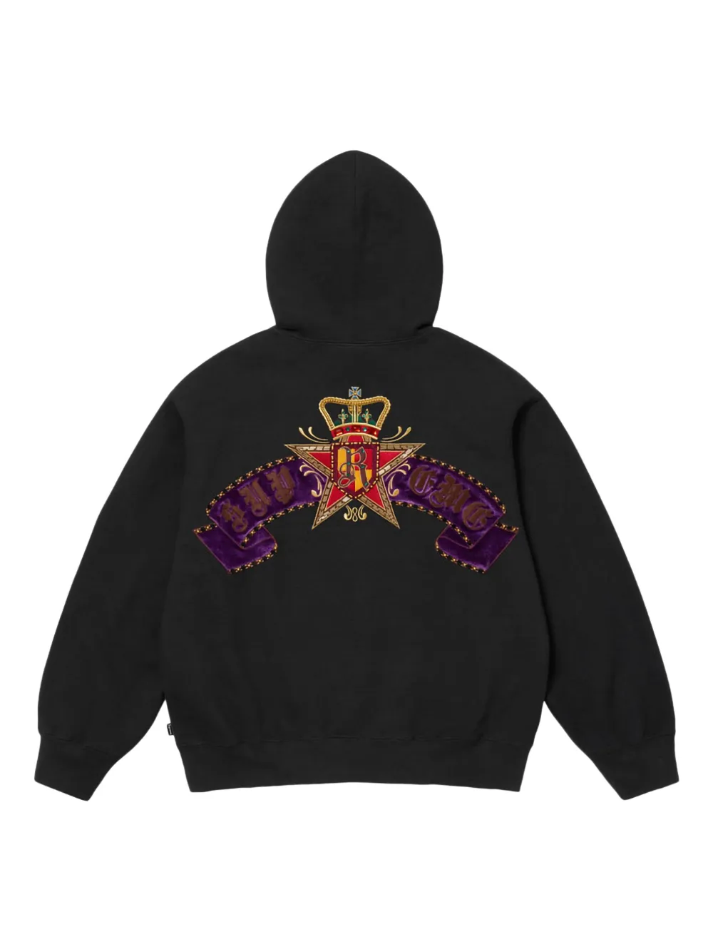 Supreme crest zip-up "SS 25 - Black" hoodie | Hoodies | Image 2