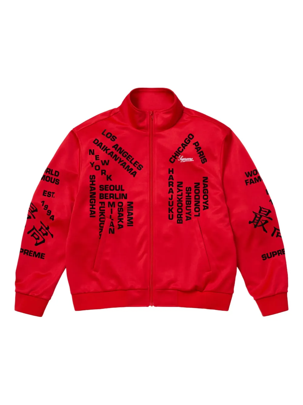 Supreme chamarra deportiva Worldwide SS 25 - Red | rojo | Image 1