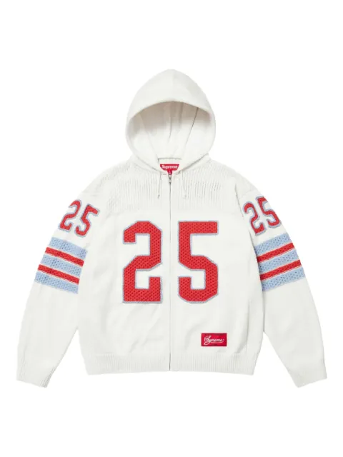 Supreme Sport "SS 25 - White" zip-up hoodie