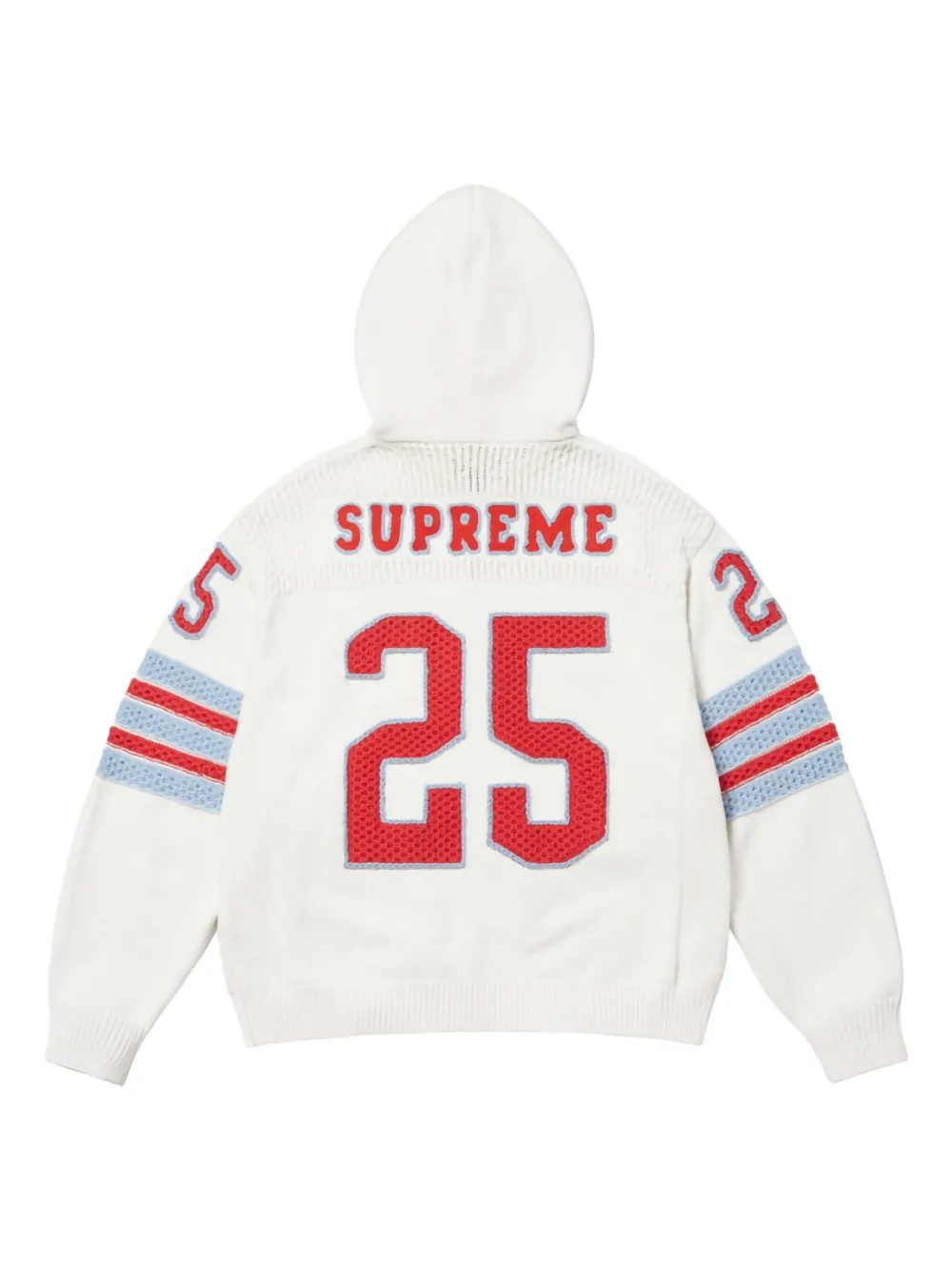 Supreme Sport "SS 25 White" hoodie met rits Wit