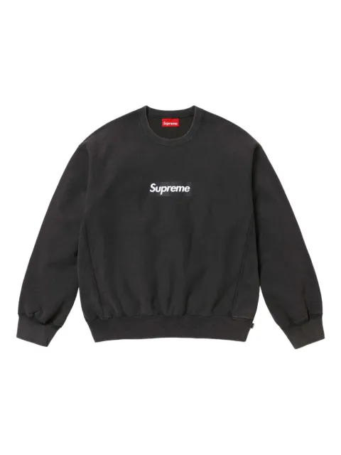Supreme washed box logo "SS 25 - Black" sweatshirt