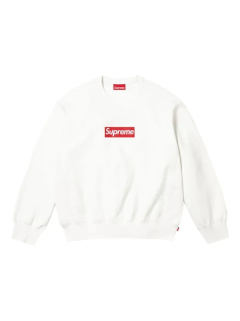 Supreme washed box logo "SS 25 - White" sweatshirt