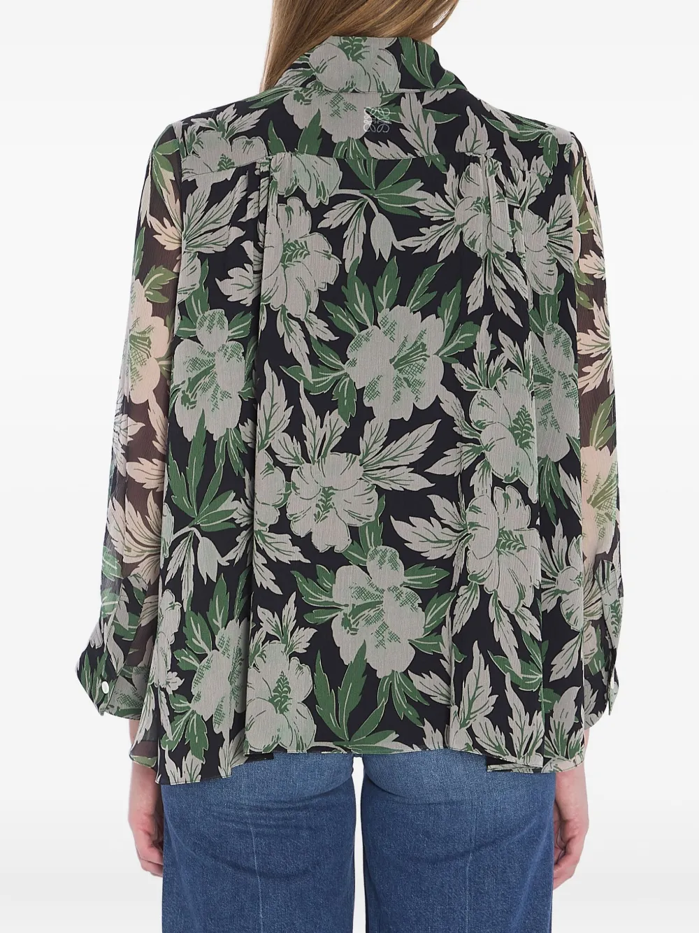 LOEWE Zijden blouse Groen