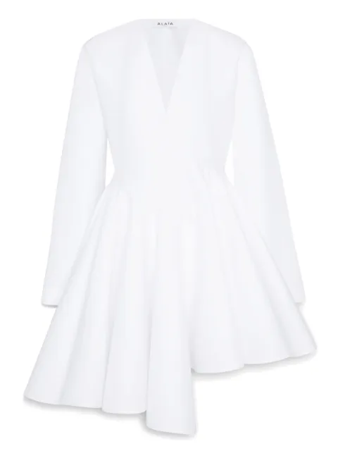 Alaïa asymmetric mini dress