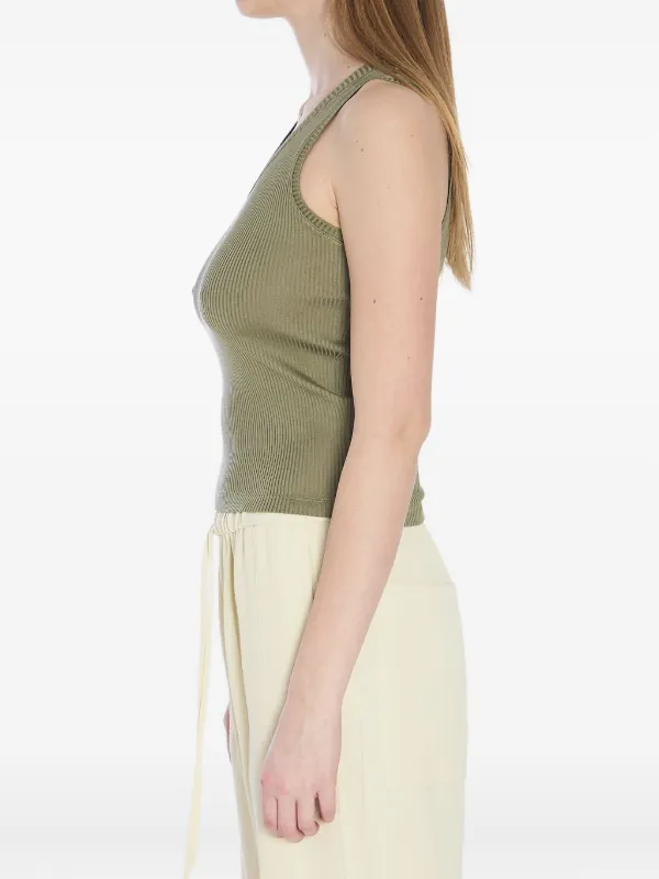 LOEWE Anagram Tank Top | Green | FARFETCH