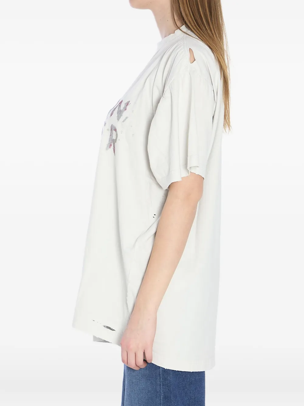 Balenciaga distressed cotton shirt | T-Shirts & Jersey Shirts | Image 2