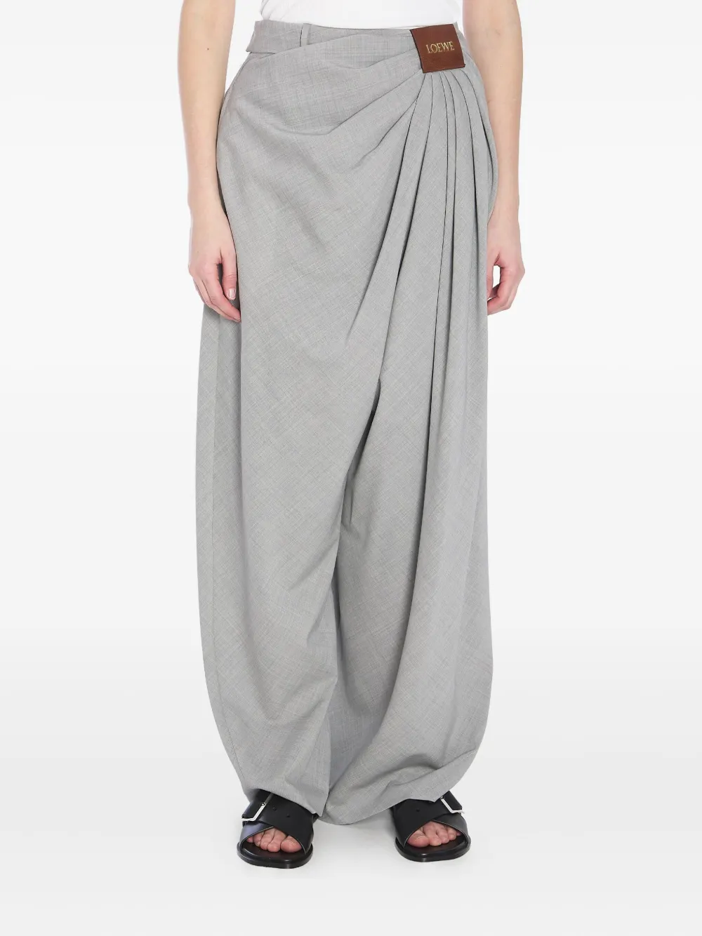LOEWE Wollen broek Grijs