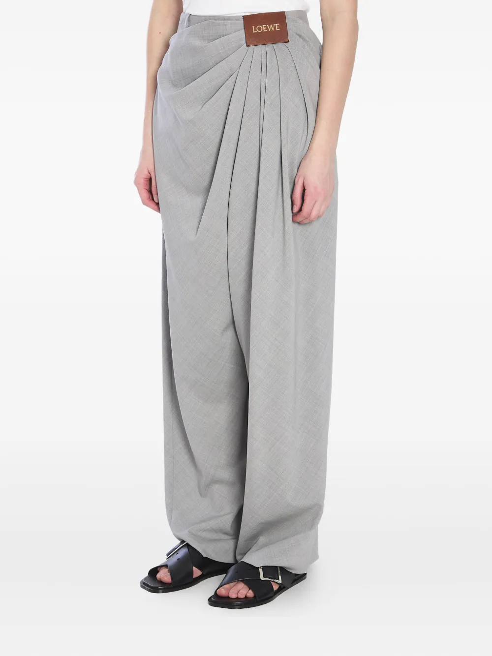 LOEWE Wollen broek Grijs