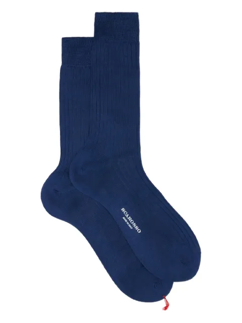 Scarosso ribbed knee-high socks