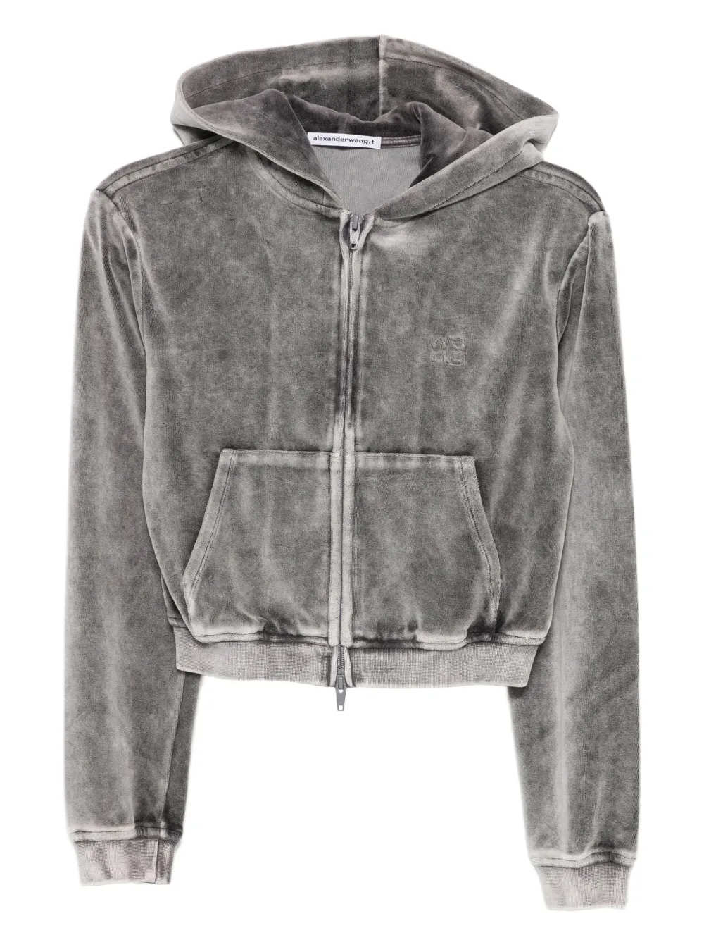 Alexander Wang hoodie à fermeture zippée | gris | Image 1