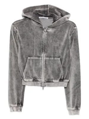 Alexander Wang ラインストーン パーカー | ブラック | FARFETCH JP