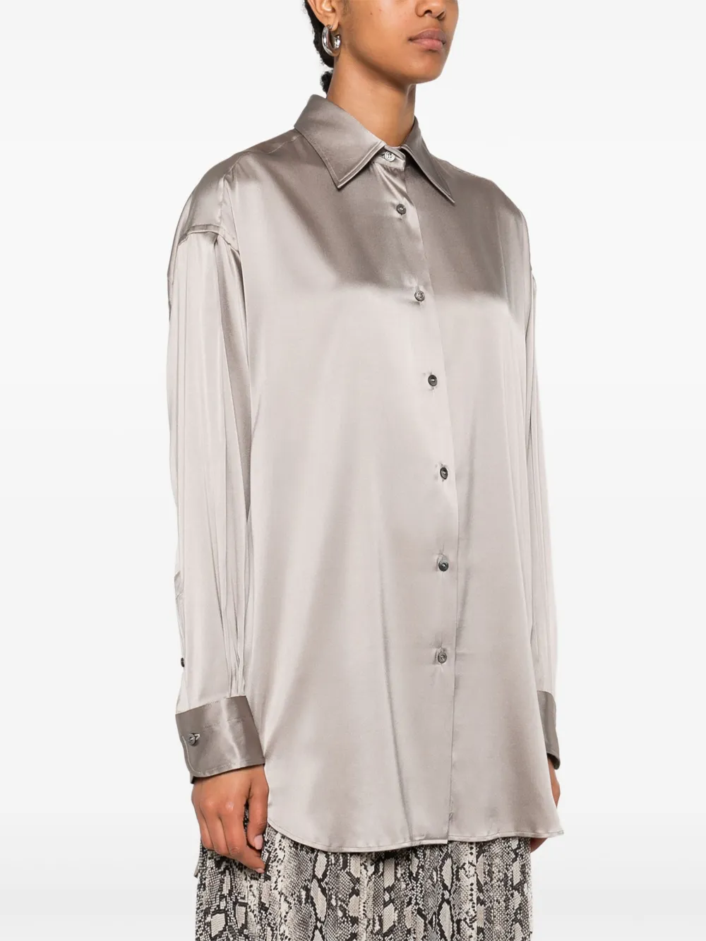 TOM FORD satin shirt Grijs