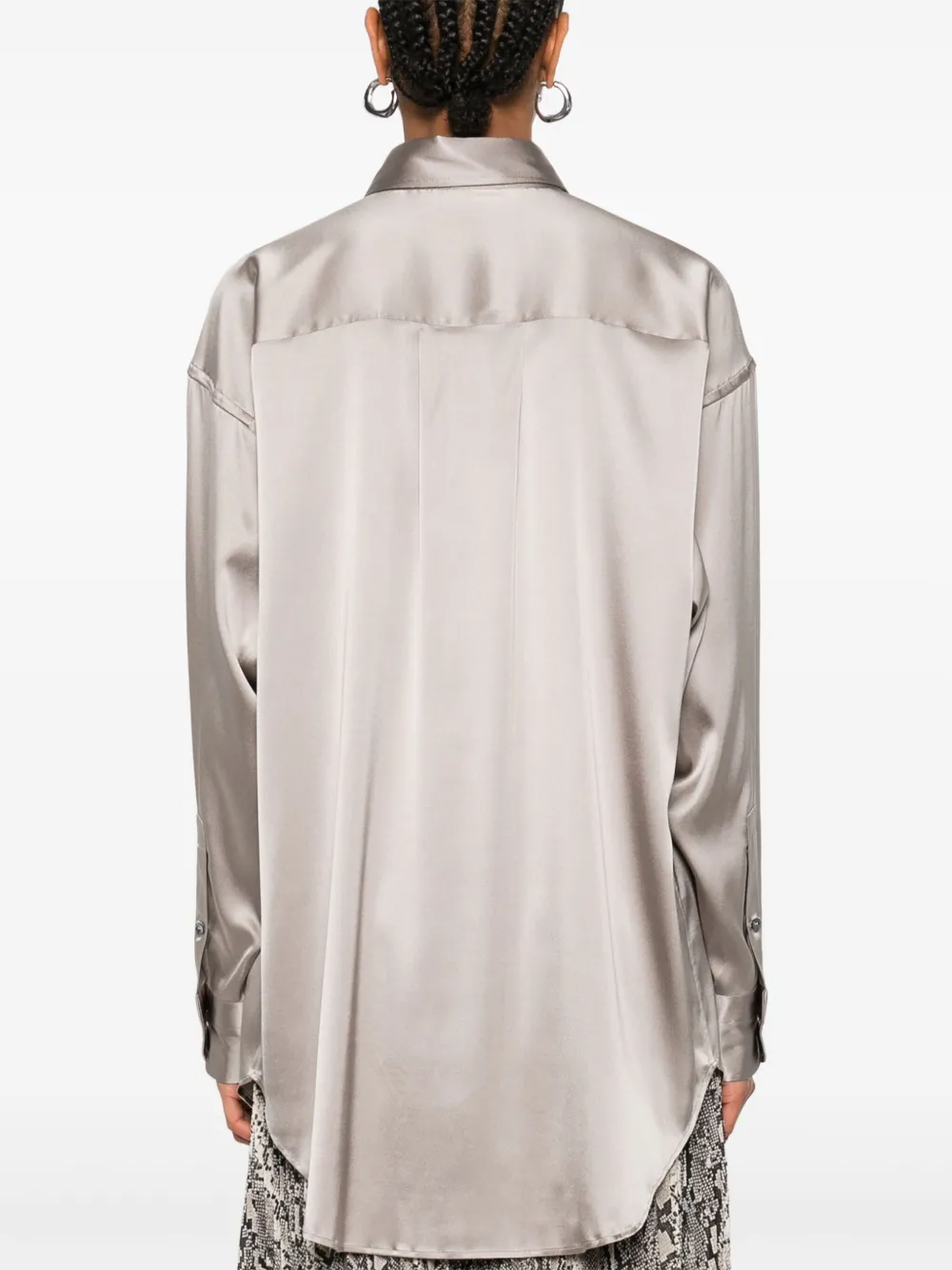 TOM FORD satin shirt Grijs