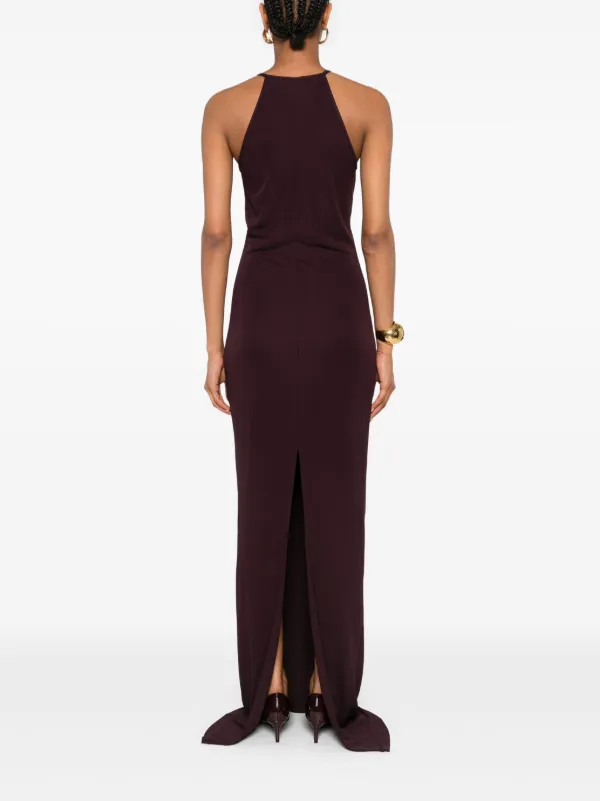 TOM FORD Halterneck Gown | Purple | FARFETCH