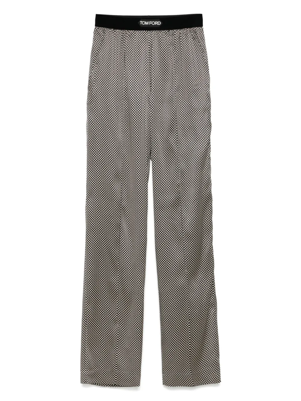 TOM FORD polka dot-print trousers - ブラック TOM FORD polka dot-print trousers - ブラック