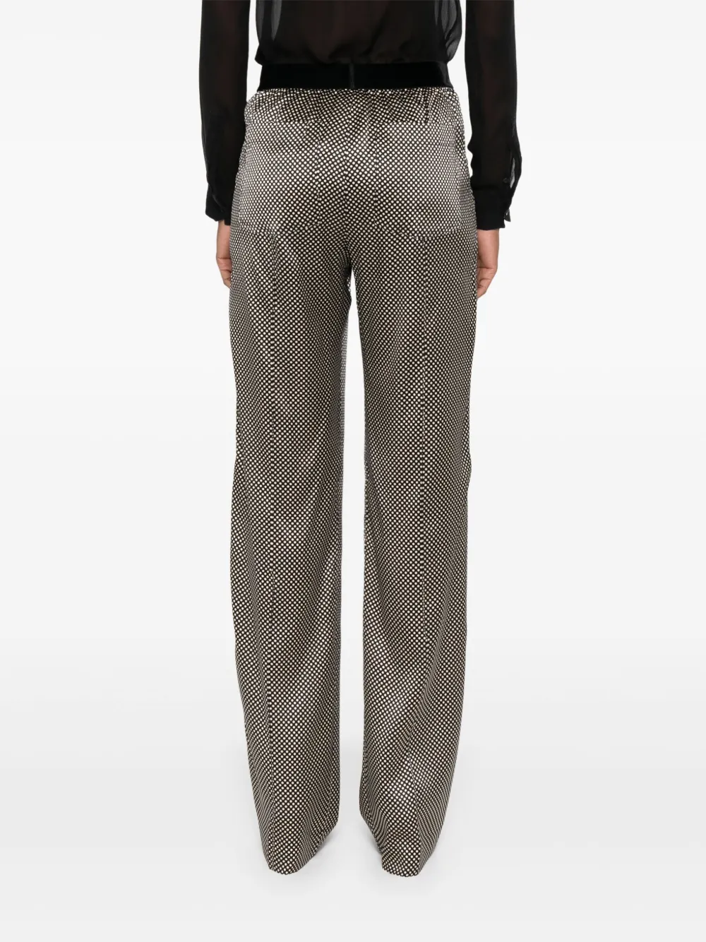 TOM FORD POLKA DOT-PRINT TROUSERS