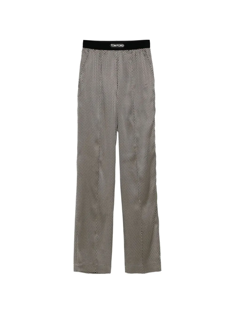 TOM FORD polka dot-print trousers - Nero