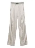 TOM FORD logo-patch trousers - Grey
