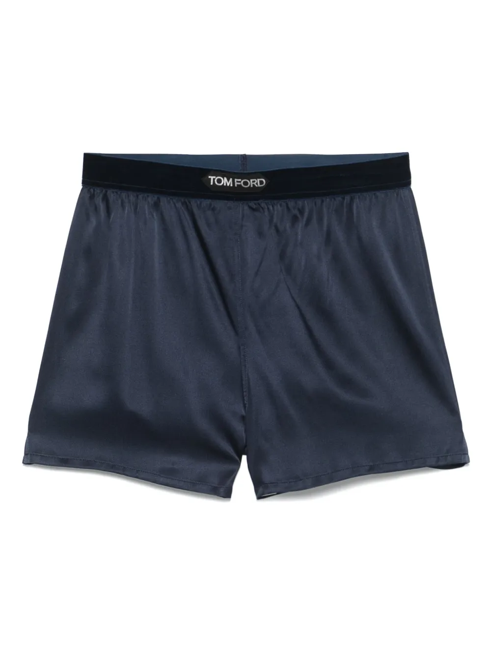 TOM FORD satin shorts Blauw