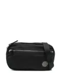Stone Island Compass-patch belt bag - Black