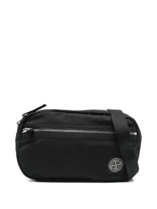 Stone Island Compass-patch Belt Bag | Black | FARFETCH