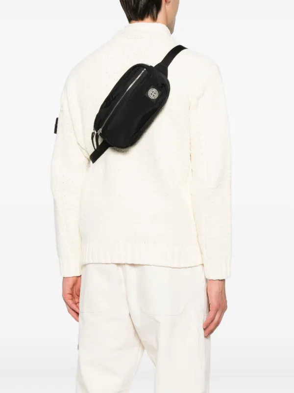 Stone Island コンパスパッチ ベルトバッグ | ブラック | FARFETCH JP