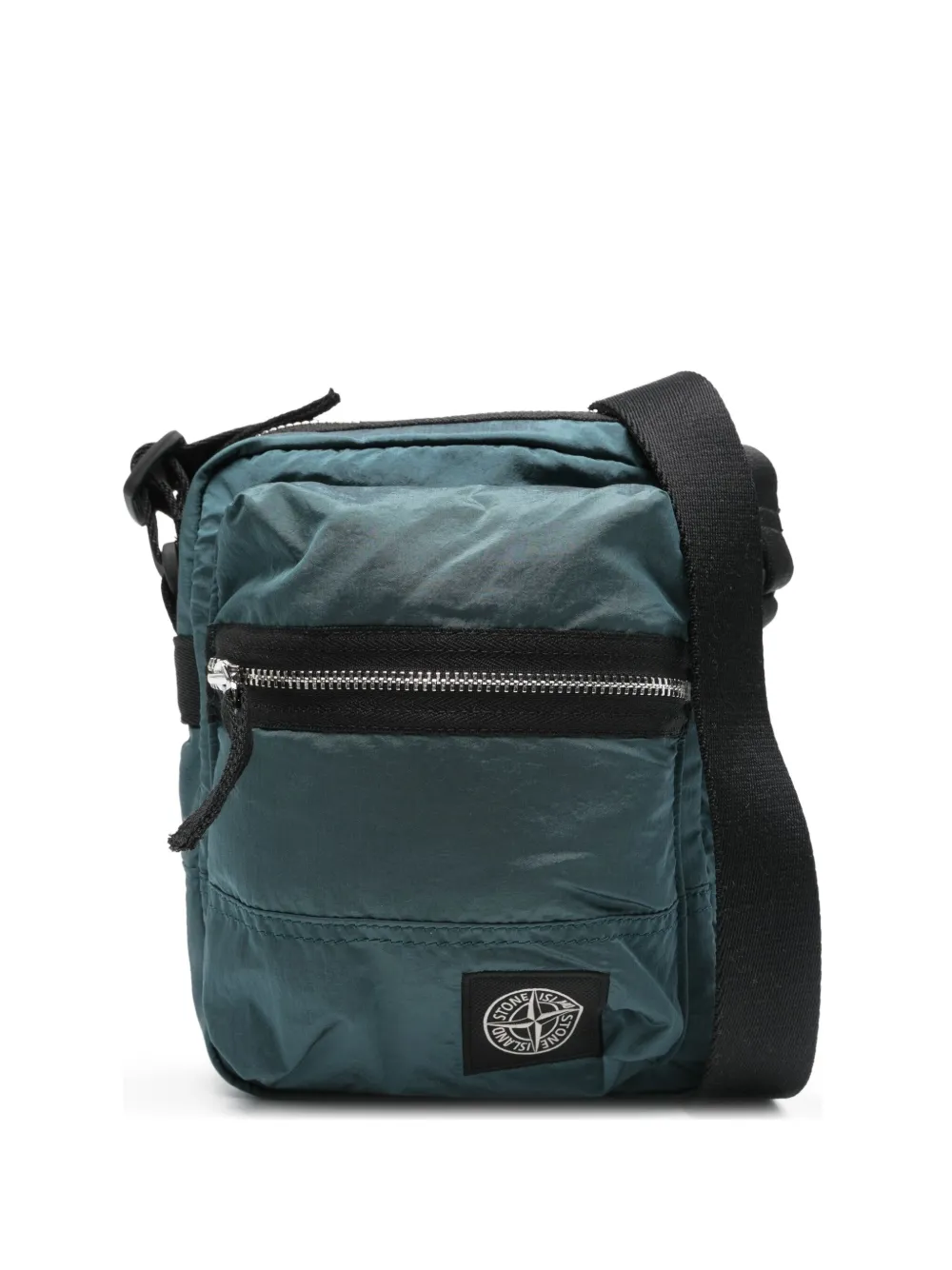 Stone Island Messengertas met Compass-logopatch Blauw