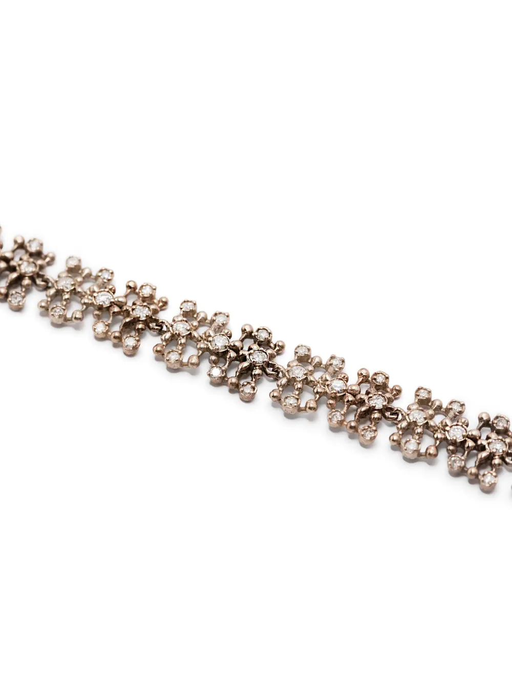Noguchi Bracciale in oro bianco 14kt con diamanti | Bracciali | Image 3