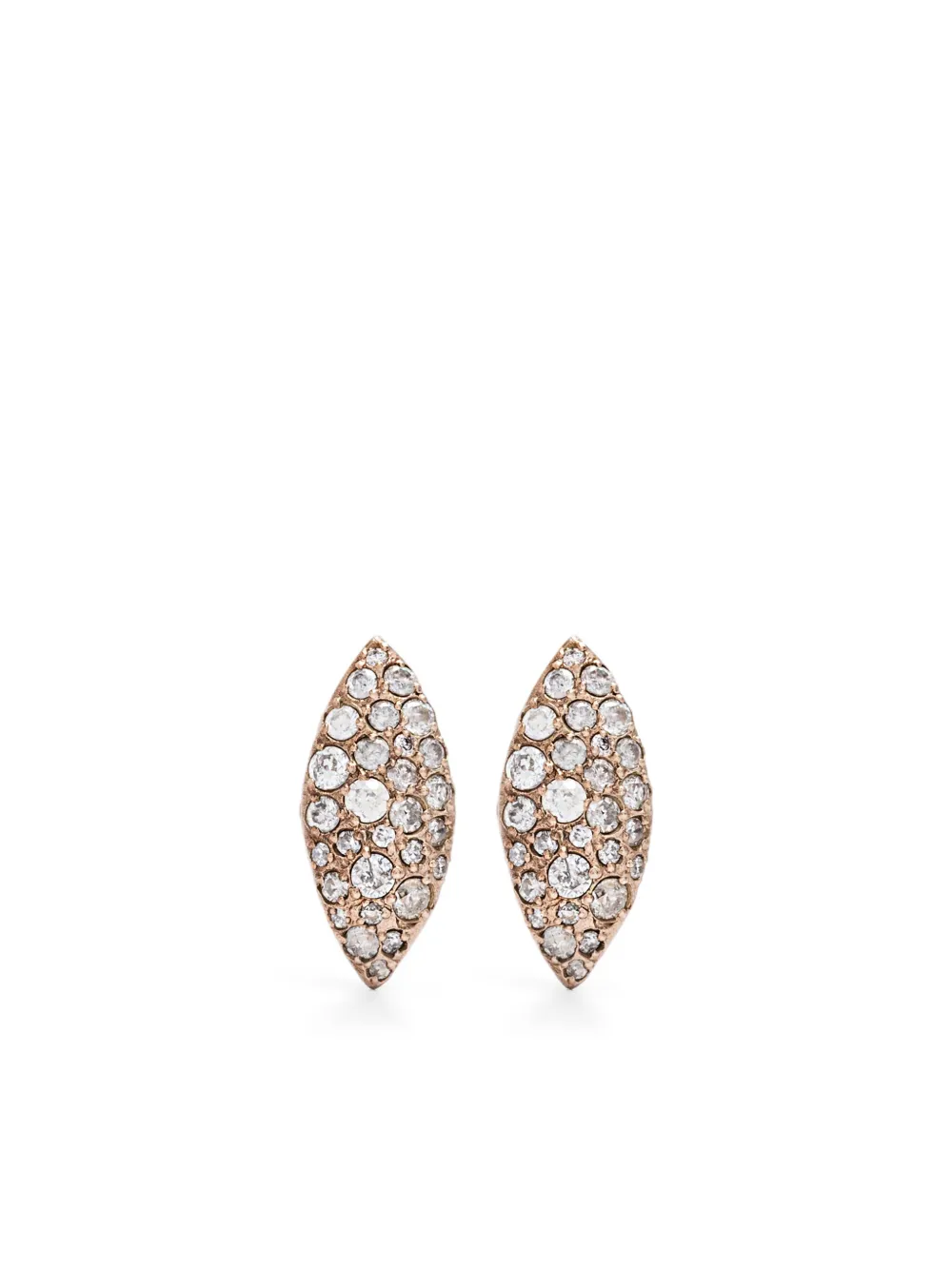 Noguchi ダイヤモンド ピアス 14Kホワイトゴールド - ゴールドトーン Noguchi ダイヤモンド ピアス 14Kホワイトゴールド - ゴールドトーン