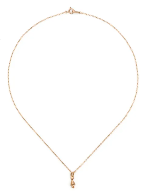 Noguchi collar en oro amarillo de 14kt con dije
