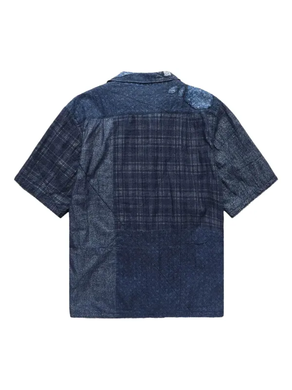 しがあおい　kapital KAPITAL Boro Aloha シャツ | ブルー | FARFETCH JP