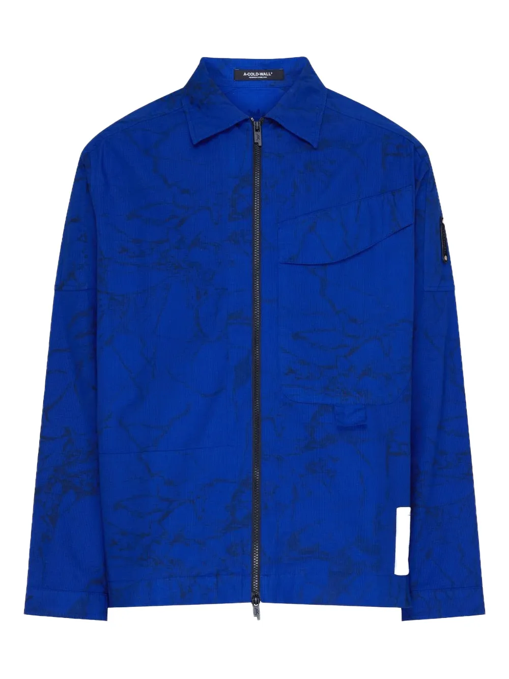 A-COLD-WALL* Giacca-camicia con ricamo - Blu