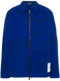 A-COLD-WALL* overdye ""Volt Blue"" zip overshirt