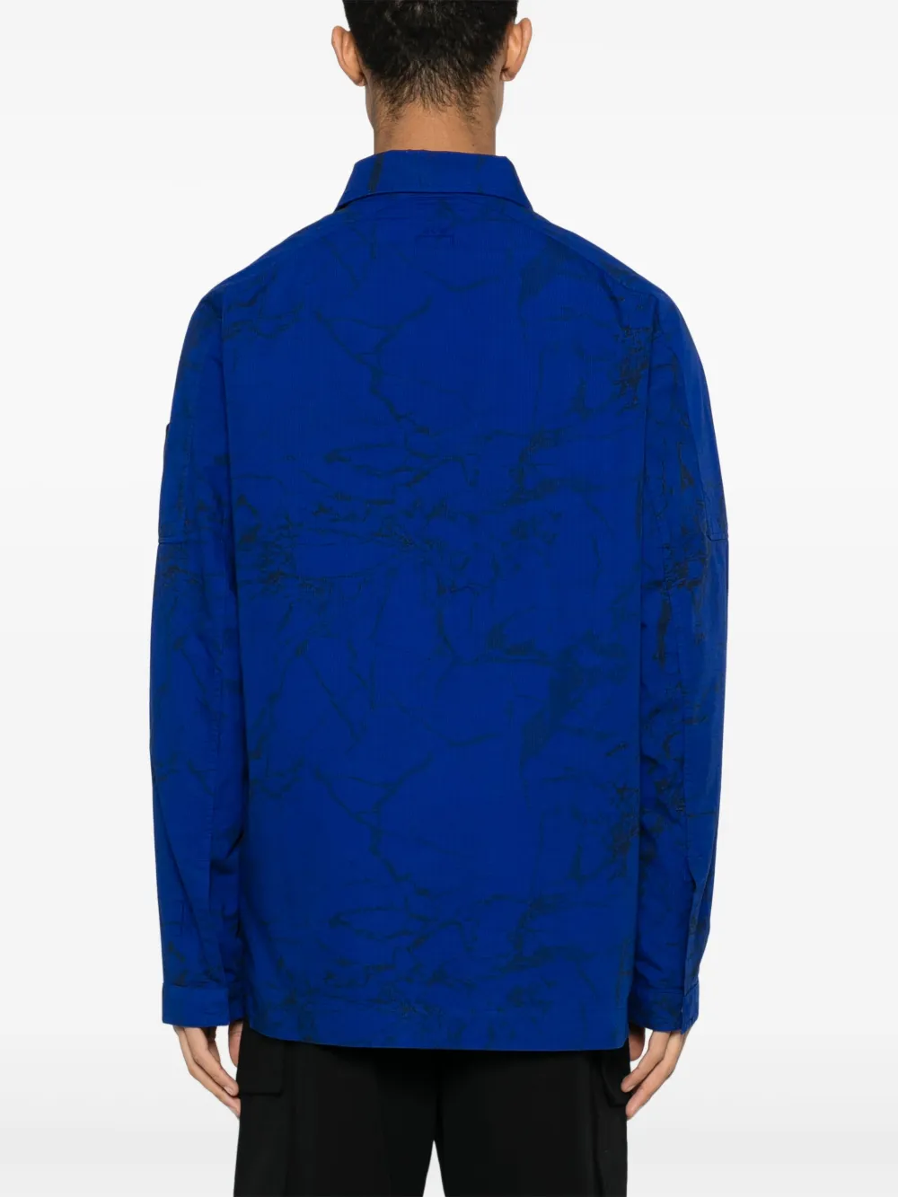 A-COLD-WALL* OVERDYE "VOLT BLUE" ZIP OVERSHIRT