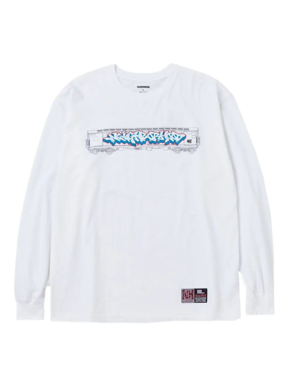 Neighborhood x Subware jersey T-shirt Wit
