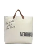 Neighborhood washed canvas ""Natural"" tote bag - Neutrals