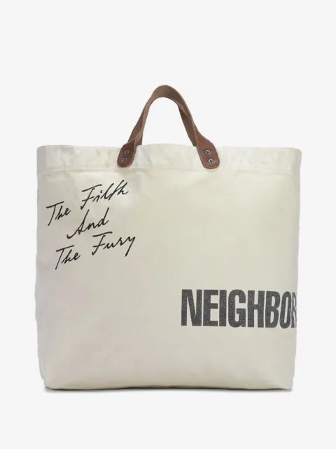 Neighborhood washed canvas "Natural" tote bag