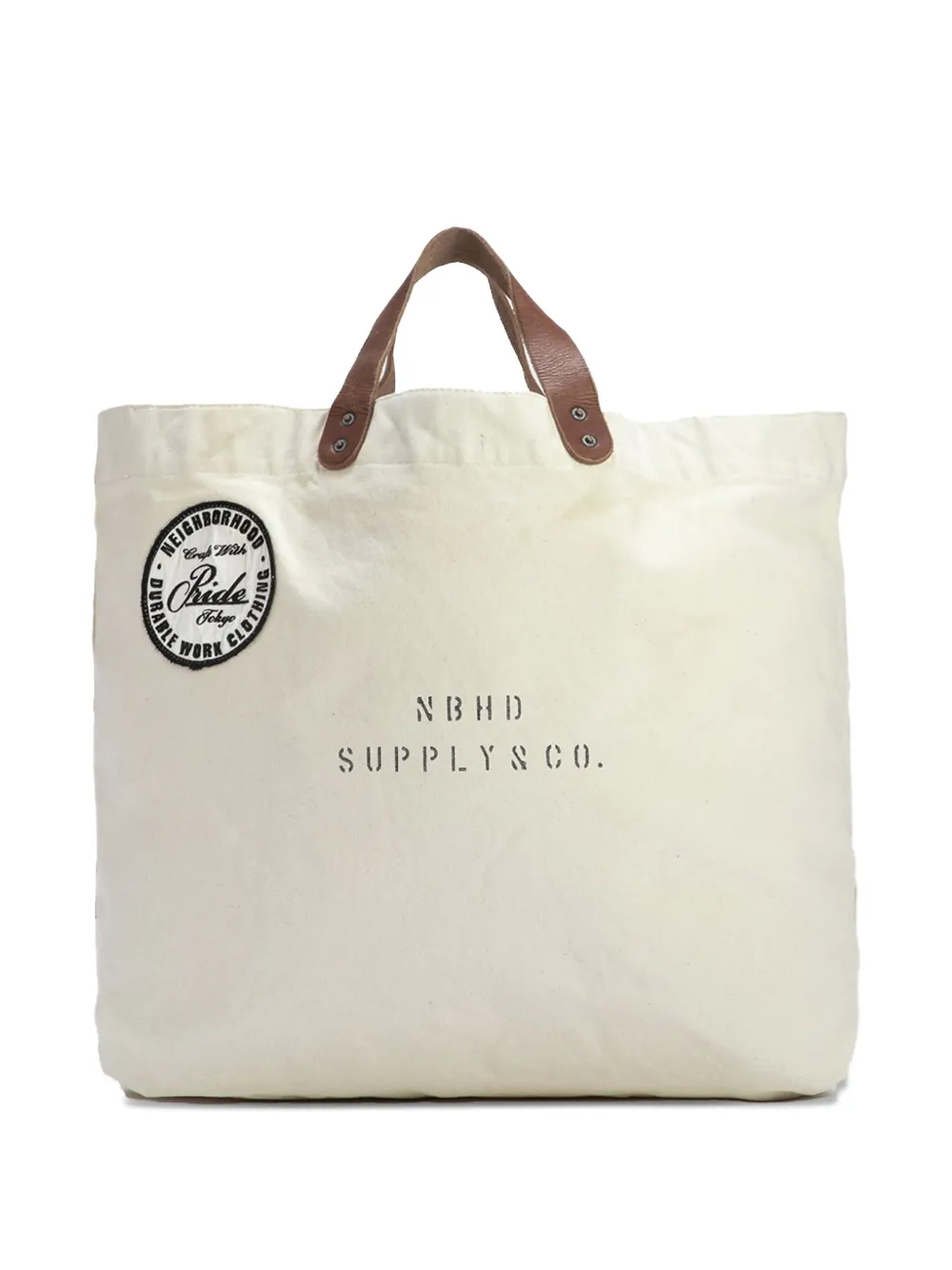 Neighborhood washed canvas "Natural" tote bag | Image 2