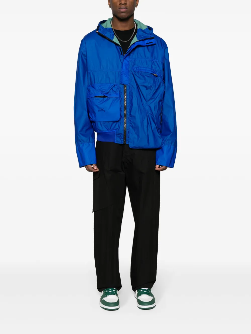 A-COLD-WALL* asymmetric "Volt Blue" jacket | Hooded Jackets | Image 2