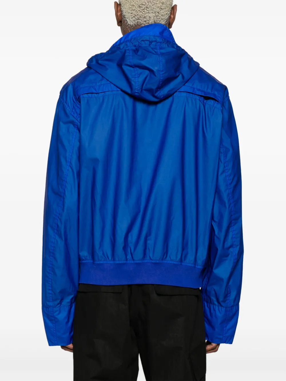 A-COLD-WALL* Jack met geborduurd logo en capuchon Blauw