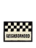 Neighborhood Gallery 1950 Checker rug mat - Black