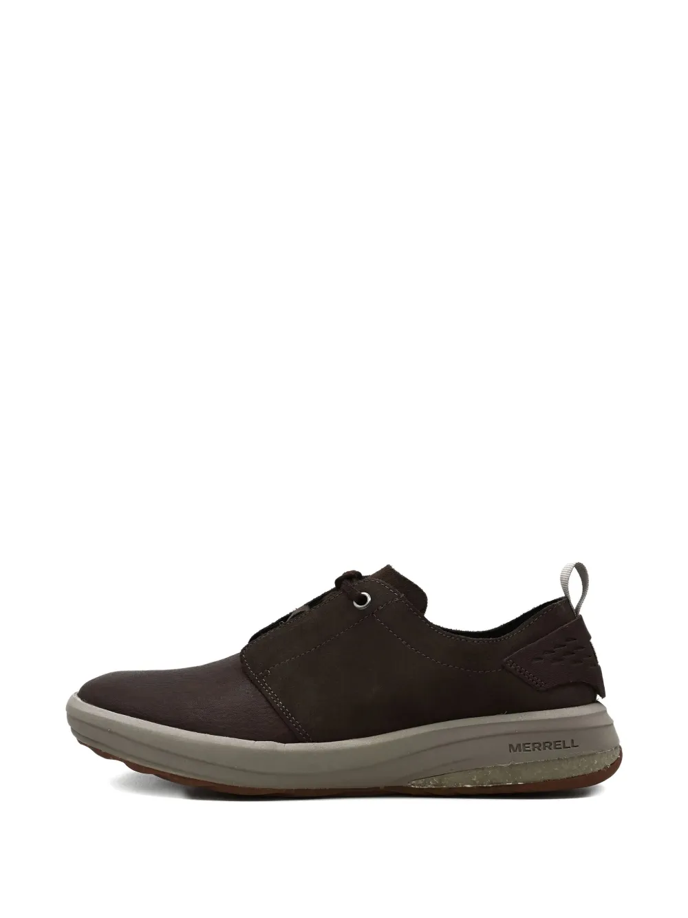 Merrell Leather Lace-up Trainers In Brown
