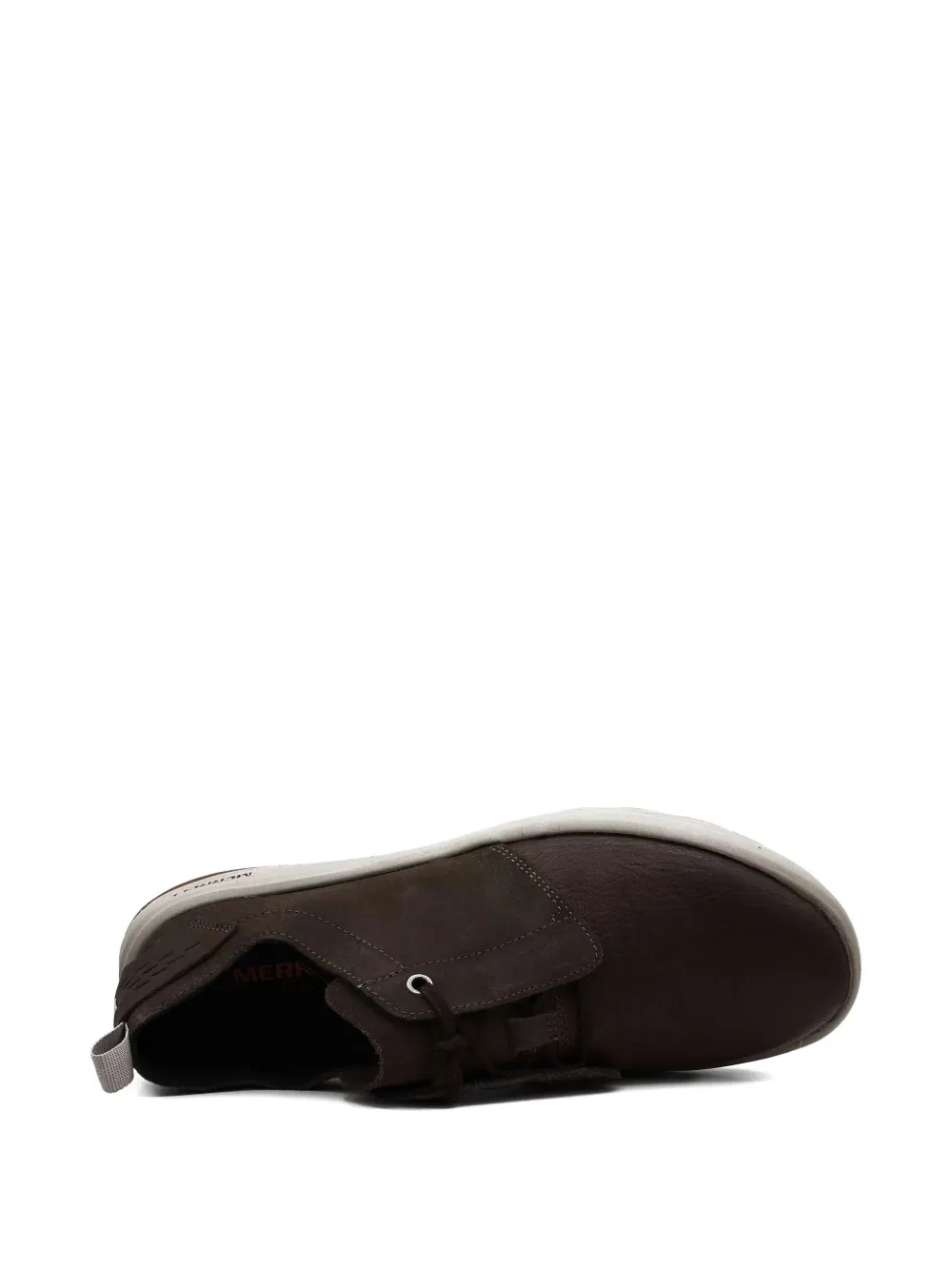 Merrell Leather Lace-up Trainers In Brown