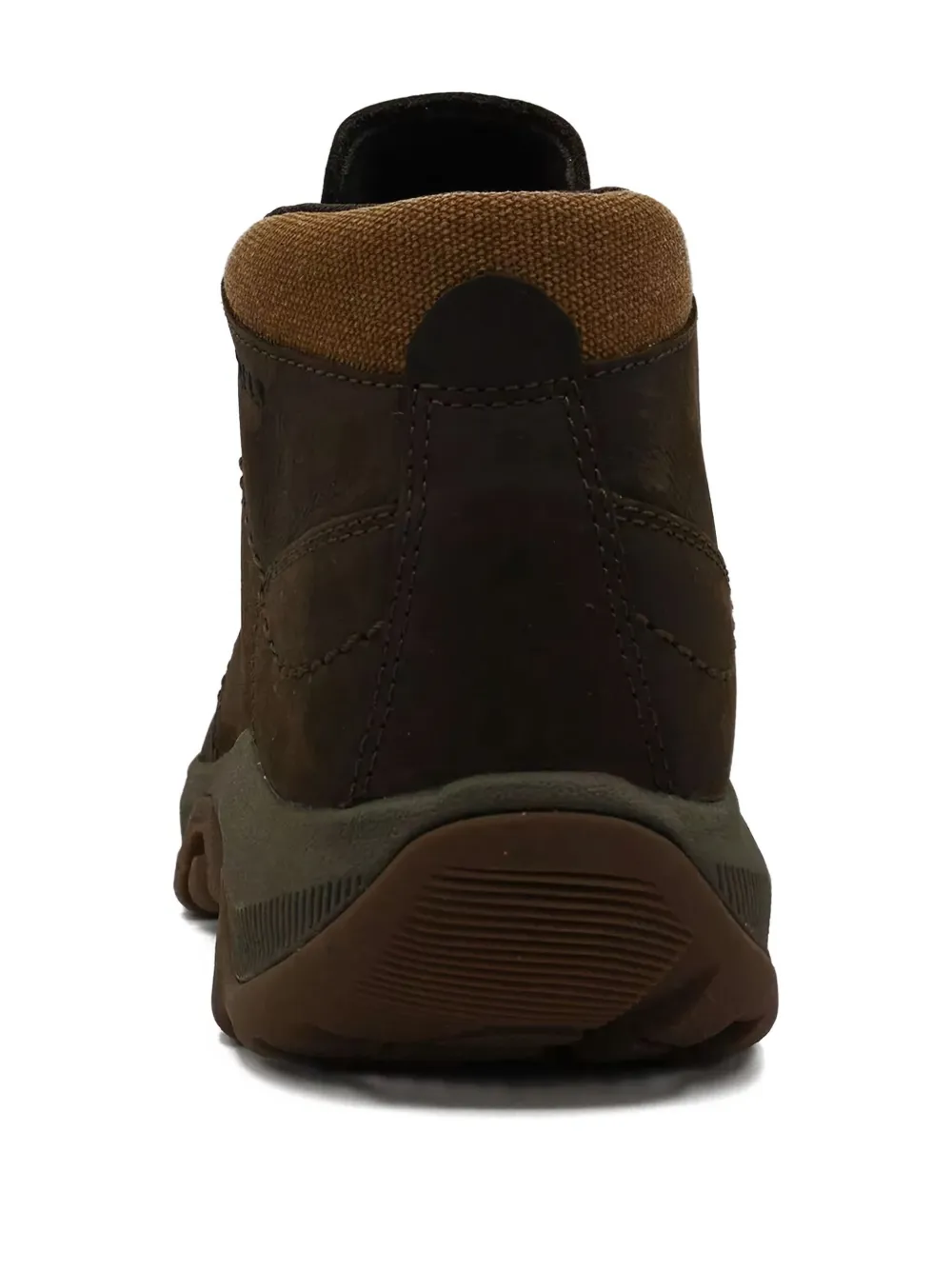 Merrell lace-up leather trainers Brown