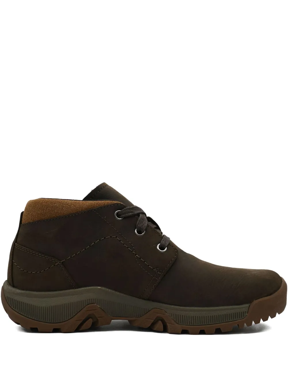 Merrell lace-up leather trainers | Brown | Image 1